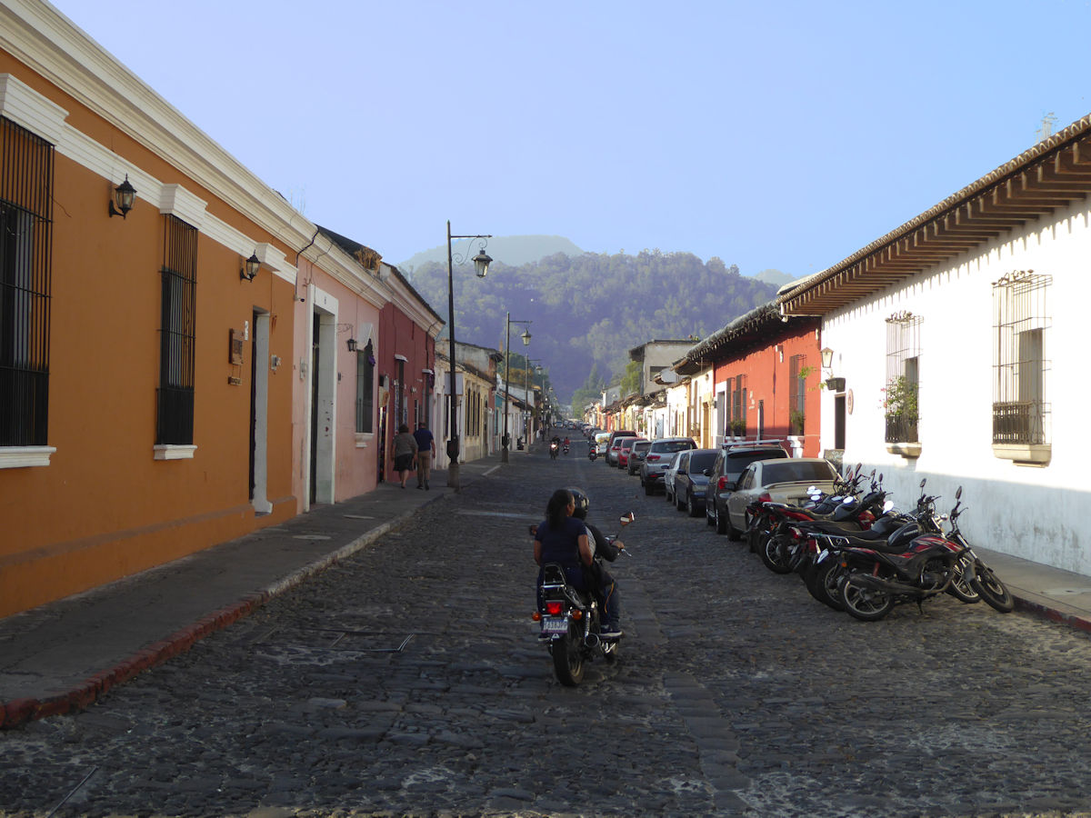 Calle típica, Antigua, Guatemala