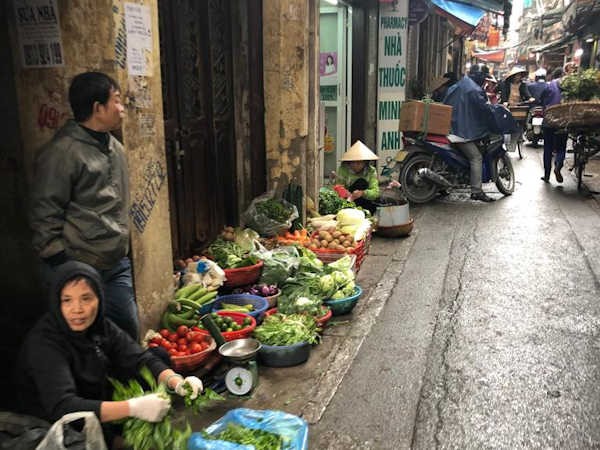 Vendedoras en Hanoi, Vietnam