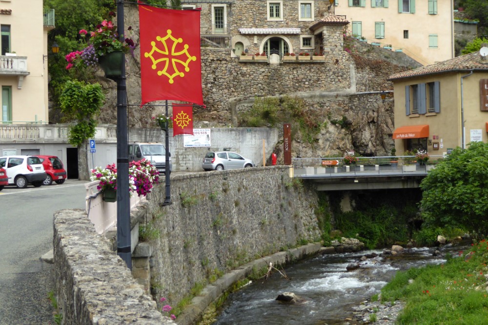 Aldeia de Lastours, Aude, França