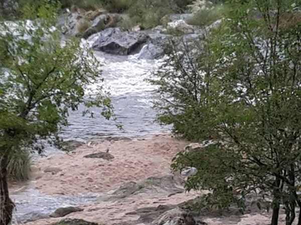 Rio Los Reartes, provincia de Córdoba, Argentina