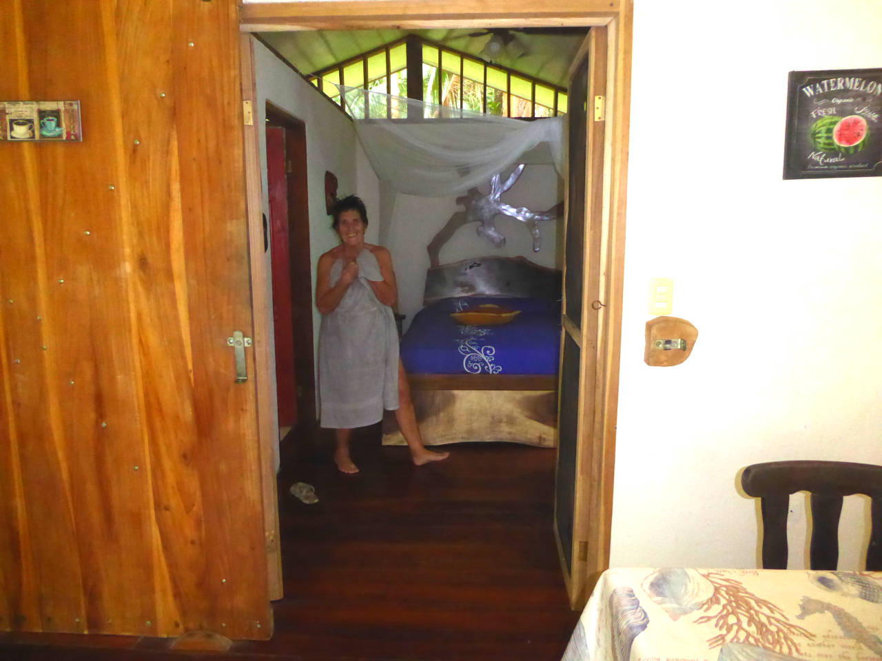 Nuestra vivienda en la selva de Cahuita