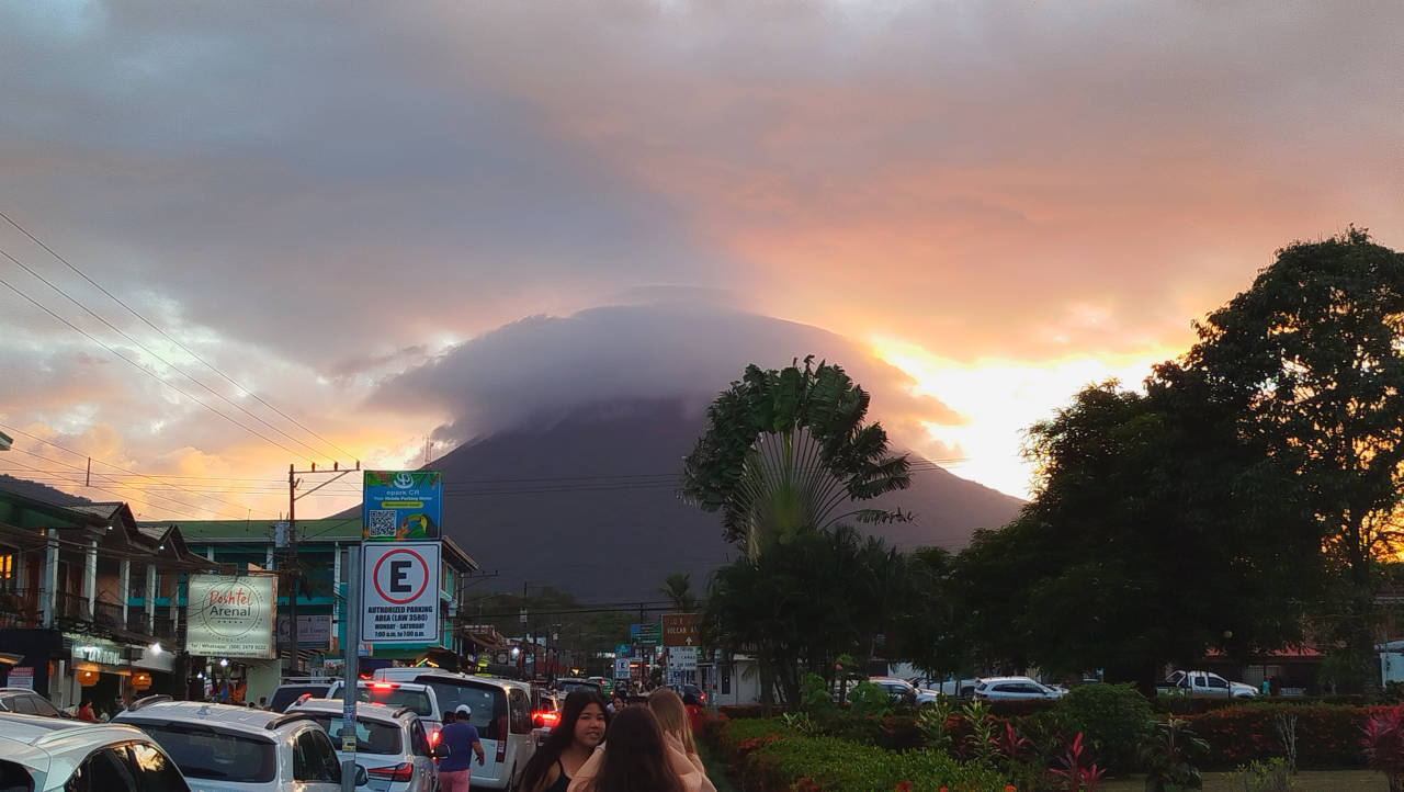 Volcán Arenal en La Fortuna