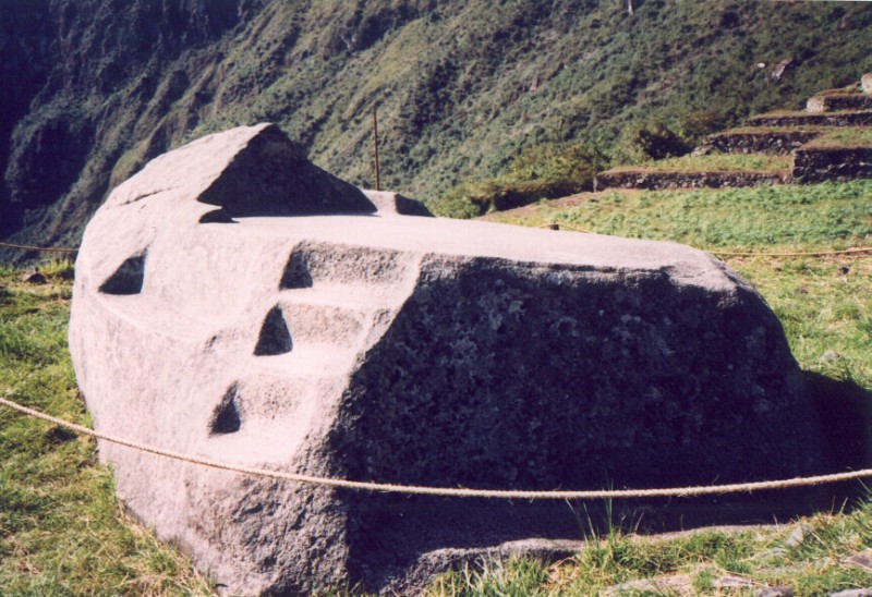 Piedra de los Sacrificios, Machu Picchu, Perú