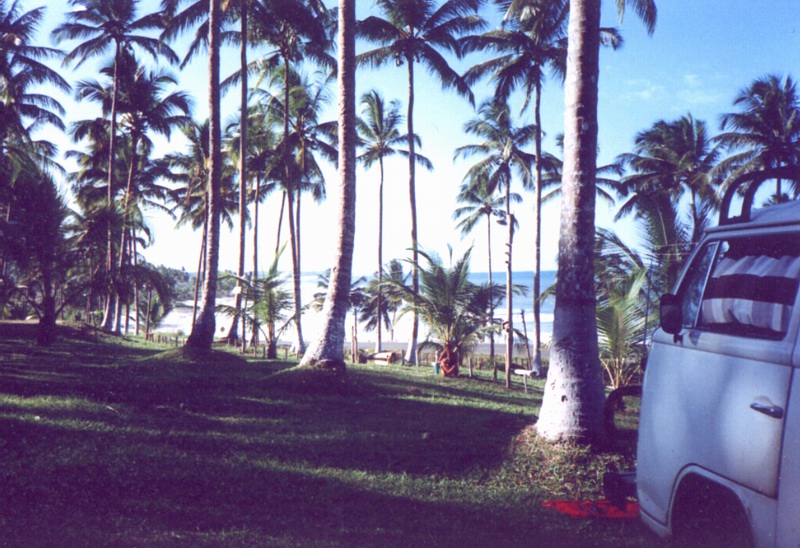 Camping en Ilheus, Brasil