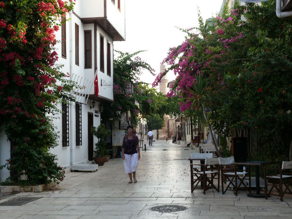 Kaleici, barrio histórico de la ciuada de Antalya, Turquía