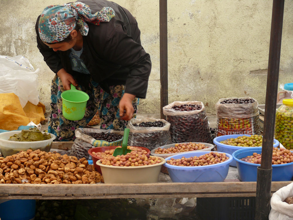Mercado de Ayvalik, Turquía