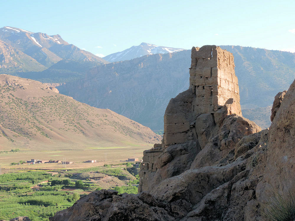 Supuestos restos de la Kasbah, Agouiti, Alto Atlas, Marruecos