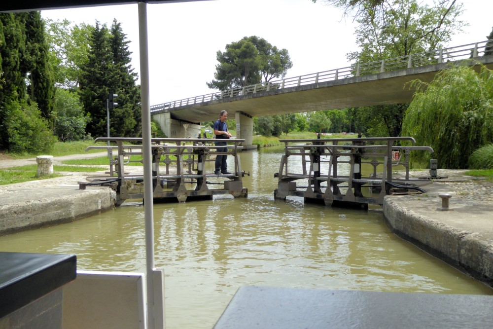Esclusa del Canal de Midi, Carcasona, Francia