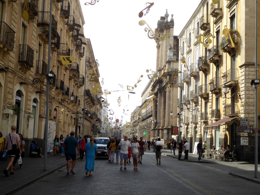 Via Etnea, Catania, Sicilia, Italia