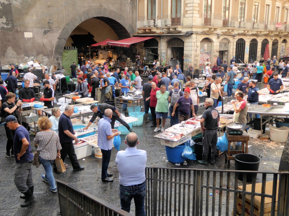 La Pescheria di Catania, Sicilia, Italia