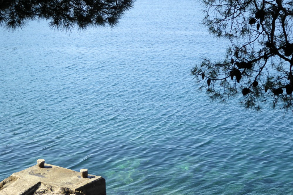 Costa del Ciudad de Cavtat, Croacia.