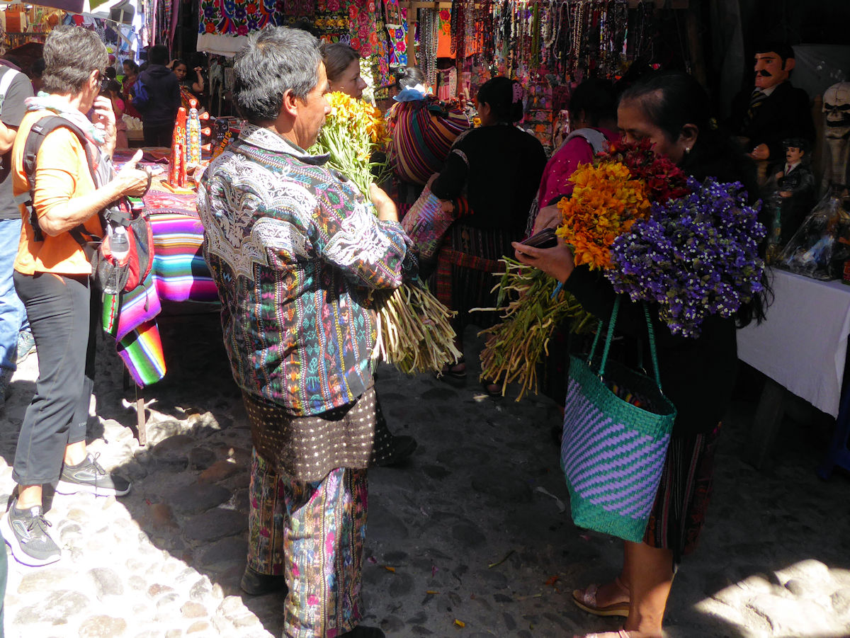 Mercado dominical de Chichicastenango, Guatemala