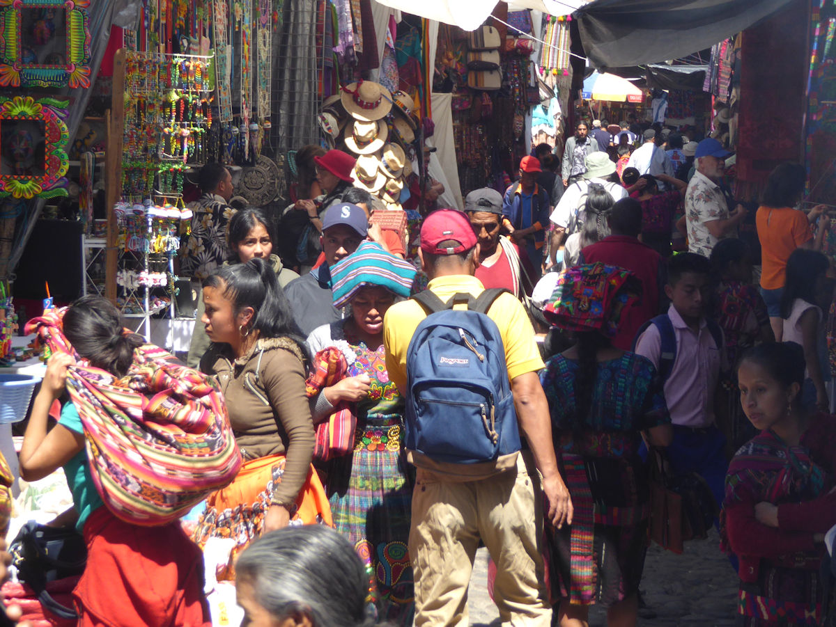 Mercado dominical de Chichicastenango, Guatemala