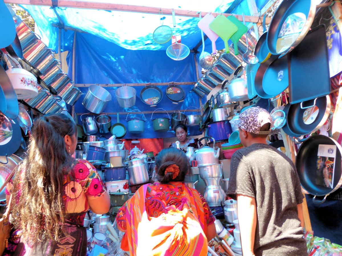 Mercado dominical de Chichicastenango, Guatemala