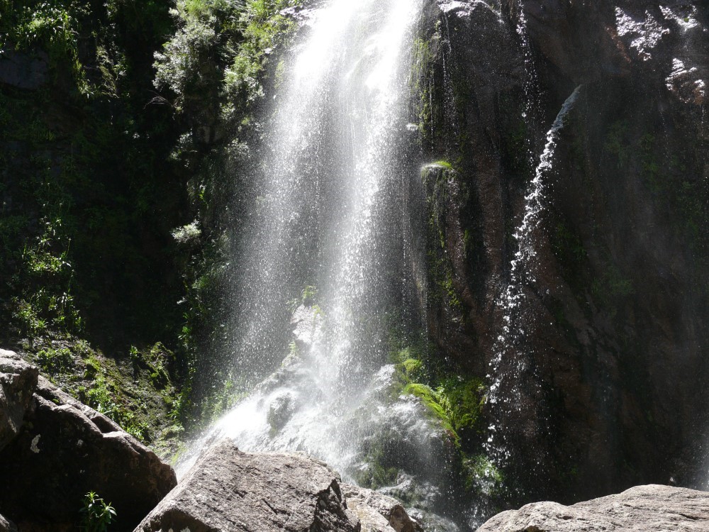 Salto de los Cóndores (Chorro Grande), Cortaderas, Provincia de San Luis, Argentina