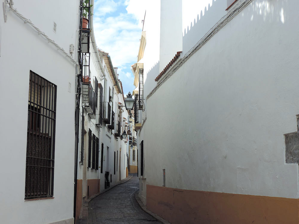 Calle de la judería de Córdoba, España