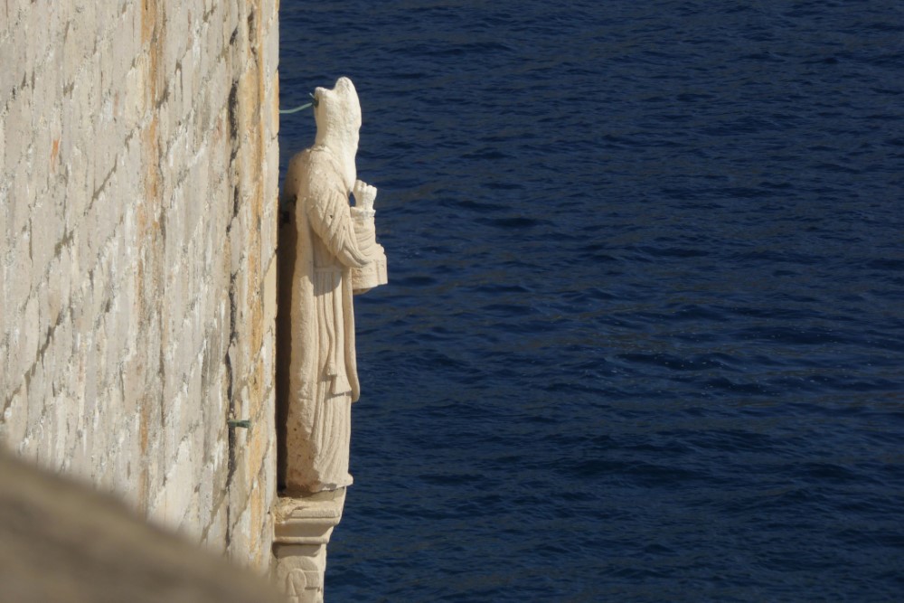 Muro de la Fortaleza de San Juan, Ciudad de Dubrovnik, Croacia
