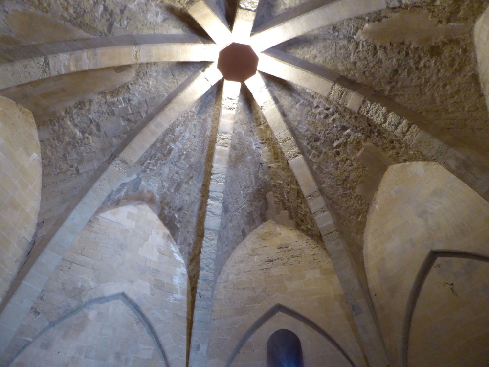 Torre octogonal de Federico II, Ciudad de Enna, Sicilia, Italia