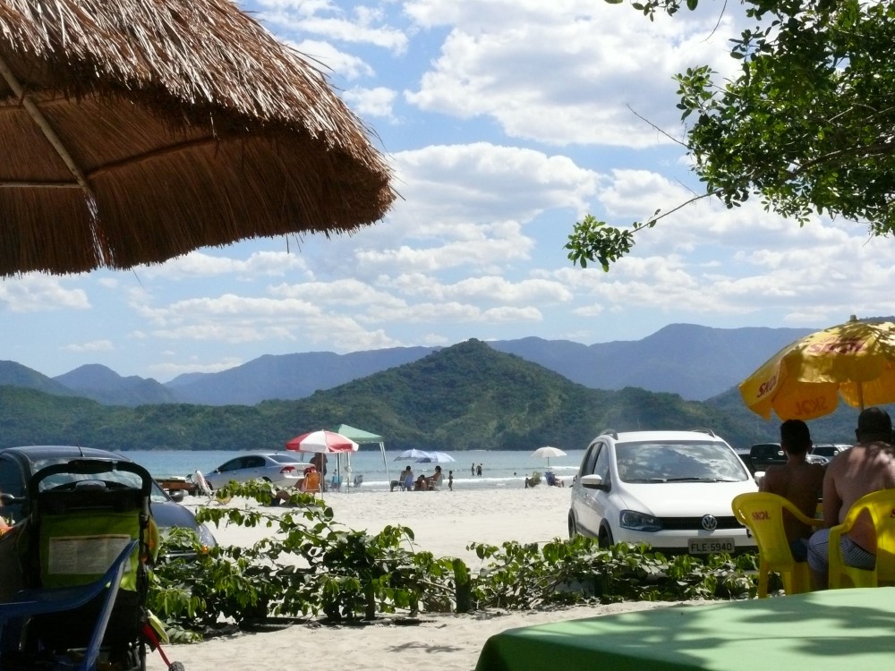 Playa de Estaleiro, cercana a la Casa da Farinha, Ubatuba, estado de San Pablo, Brasil