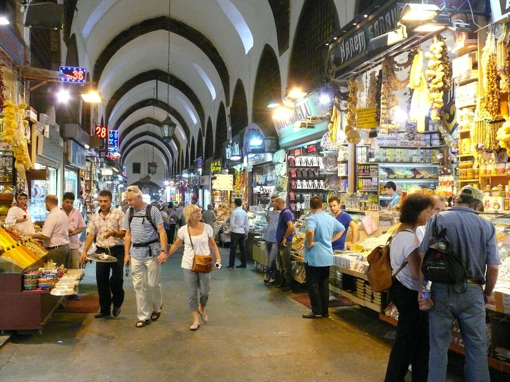 Mercado de las especias, Estambul, Turquía