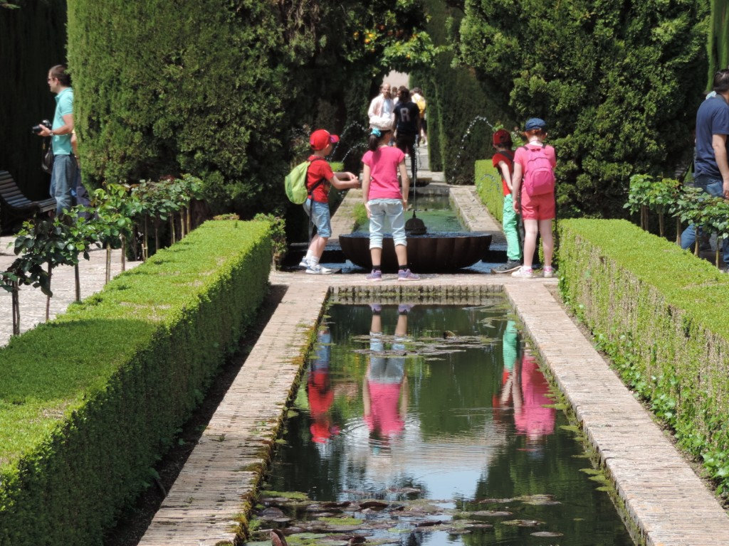 Jardines del Generalife, La Alhambra, Granada, España