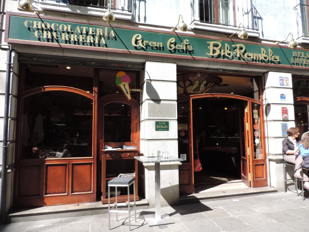 Chocolatería Bib Rambla, Granada, España
