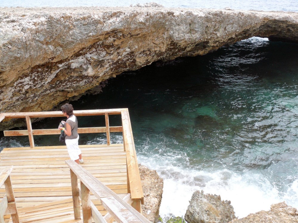 Gruta marina en Curacao
