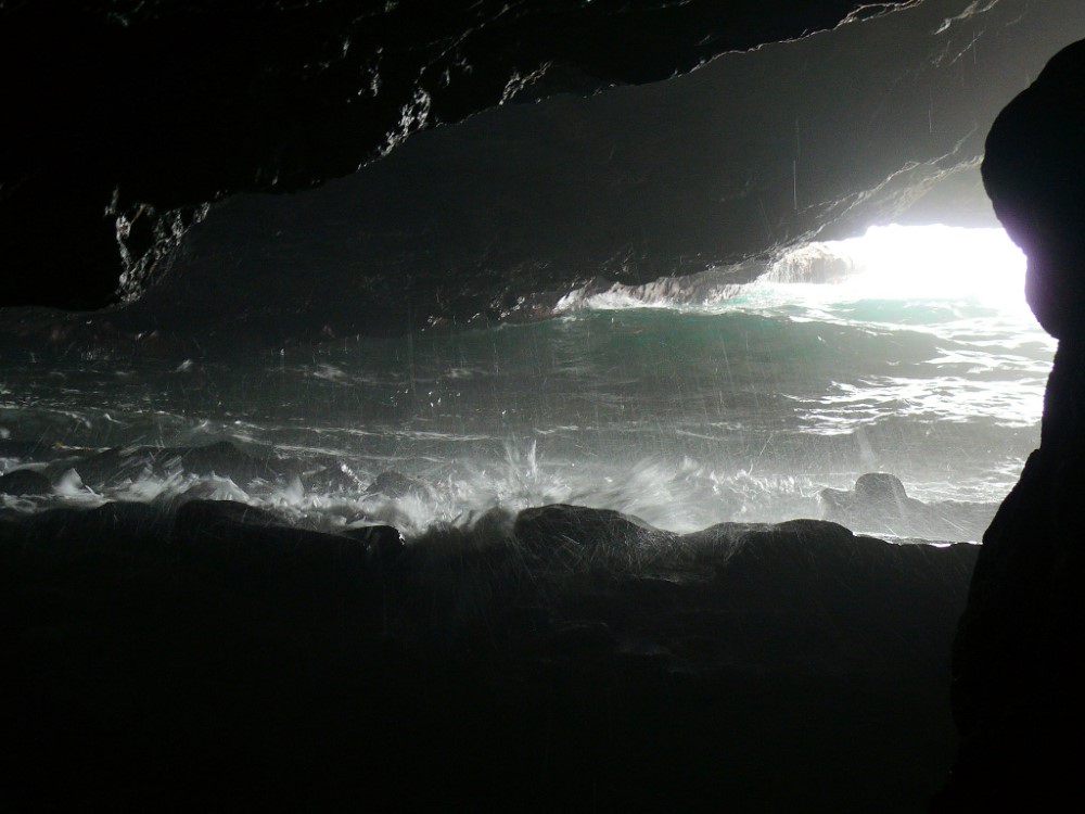 Gruta marina en Curacao