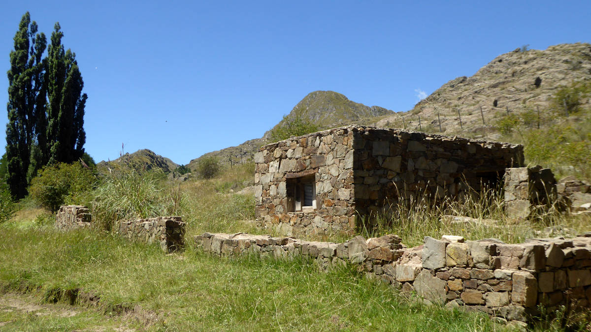 Vivienda de piedra, La Carolina, Sierras de San Luis, Provincia de San Luis, Argentina