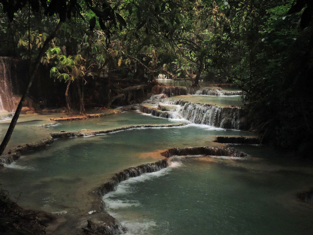 Cascada Kuang Si, Luang Prabang, Laos