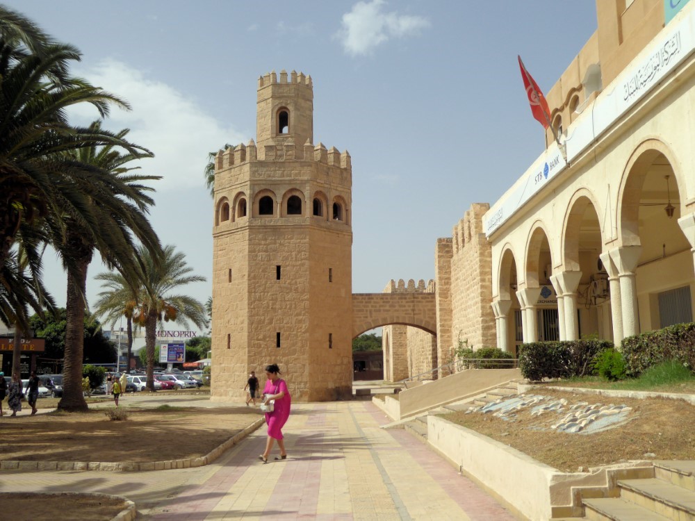 Lateral de la Medina de Monastir, Túnez