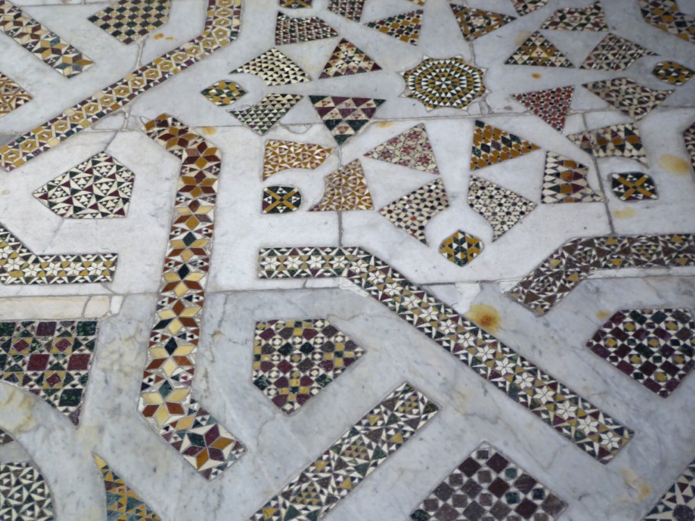 Piso del presbiterio, Catedral de Monreale, Sicilia, Italia