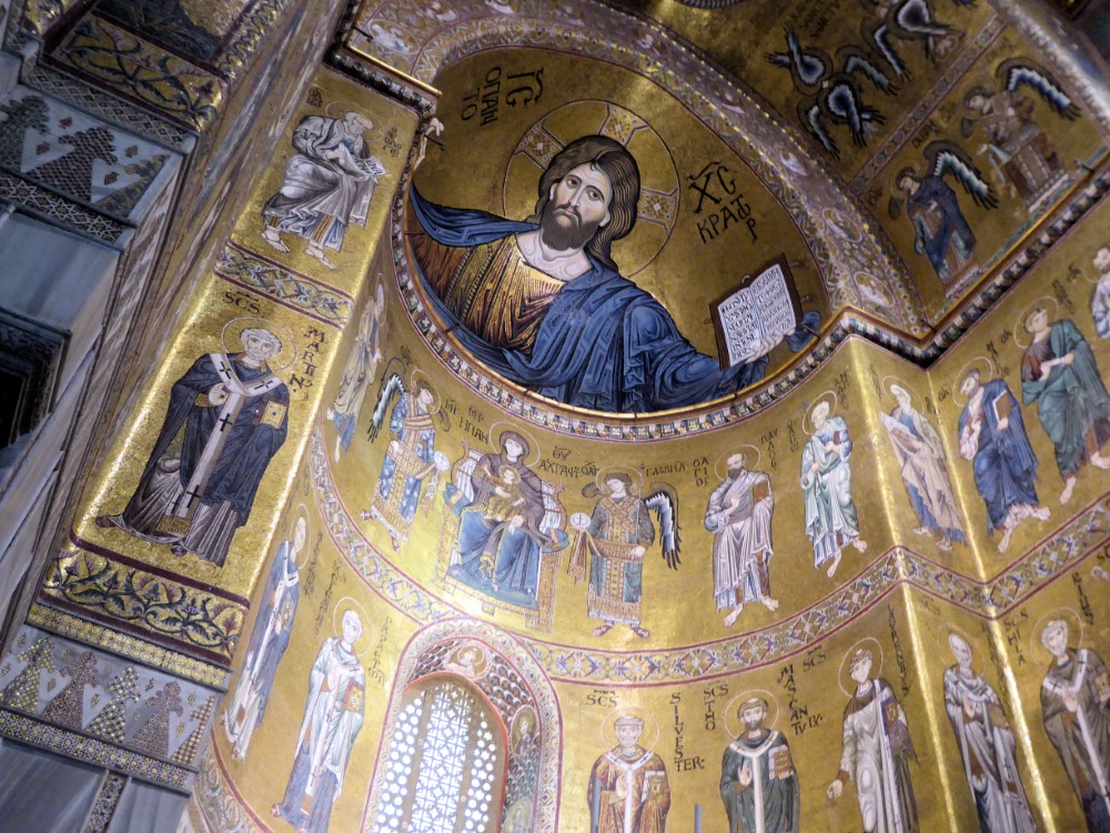 Cristo Pantócrator, Catedral de Monreale, Sicilia, Italia