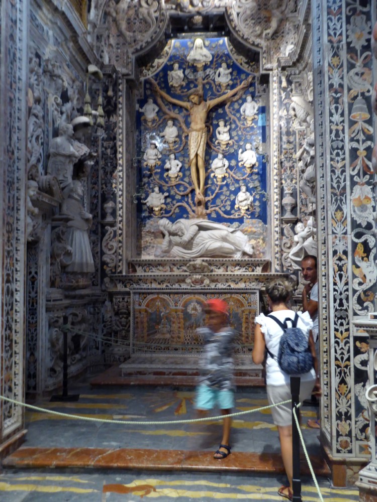 Presbiterio de la Catedral de Monreale, Sicilia, Italia