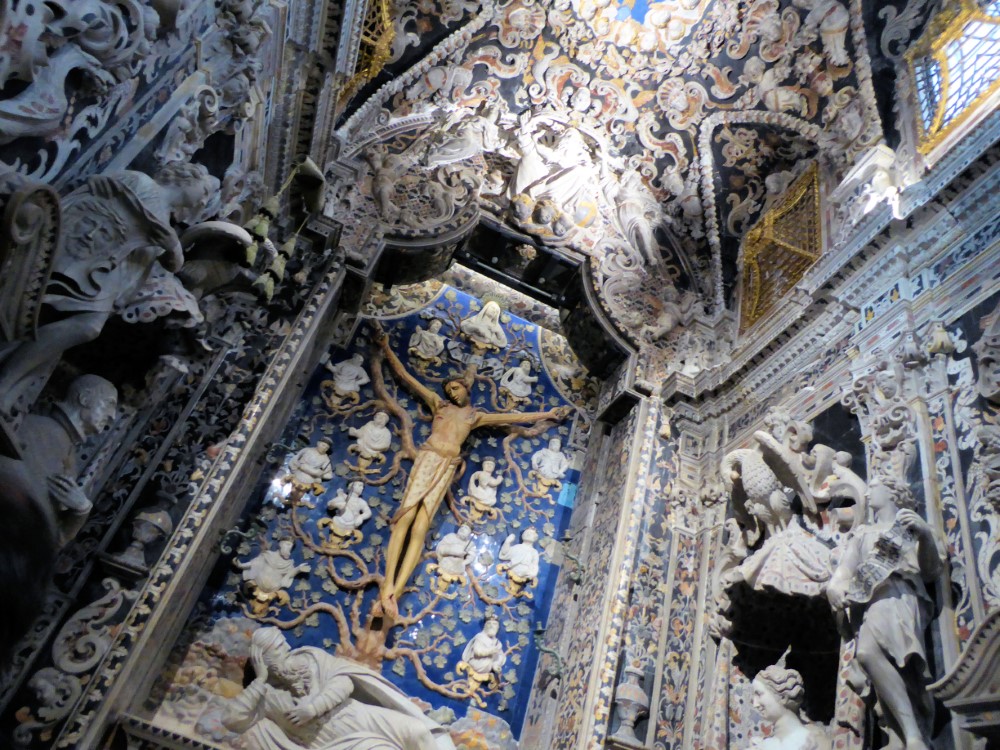 Presbiterio de la Catedral de Monreale, Sicilia, Italia