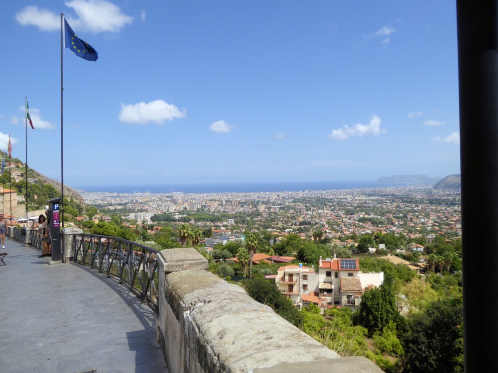 Palermo visto desde Monreale, Sicilia, Italia
