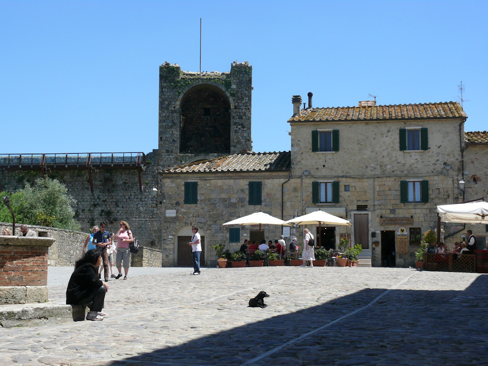 Monteriggioni, provincia de Siena, Toscana, Italia