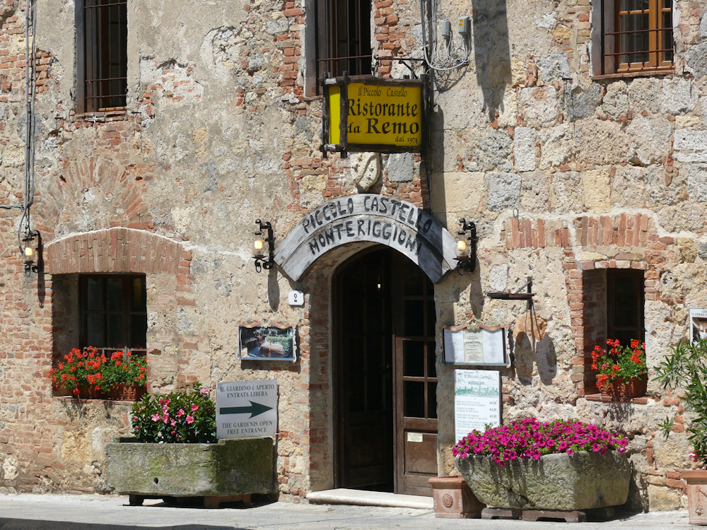 Monteriggioni, provincia de Siena, Toscana, Italia