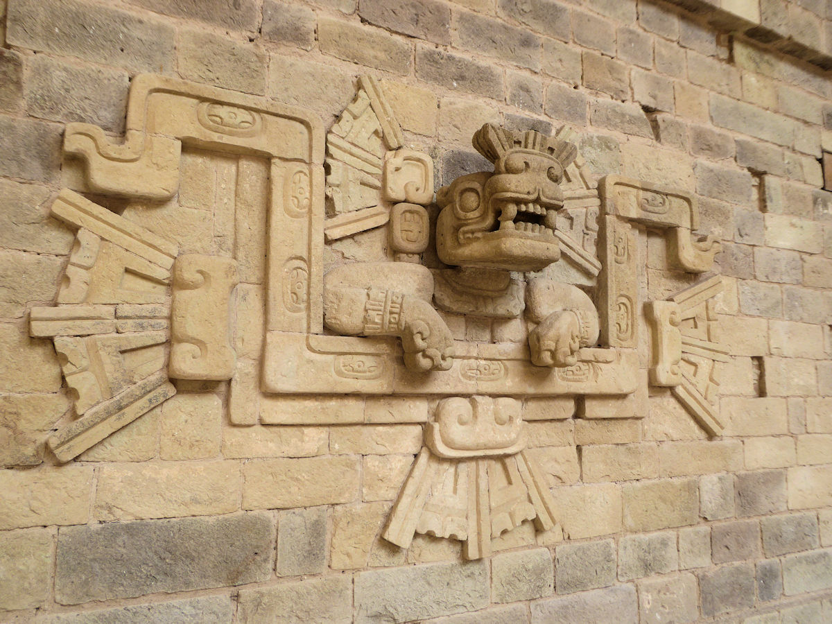 Escultura em pedra, Museu das Ruínas de Copán, Honduras