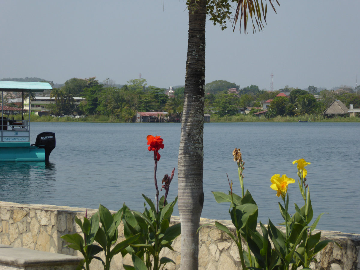 Costa de la isla de Flores, Flores, Guatemala