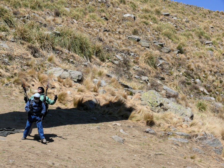 Despegue de Parapente Merlo en Merlo, San Luis