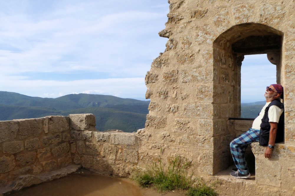 Castillo de Peyrepertuse, Duilhac-sous-Peyrepertuse, Occitania, Francia