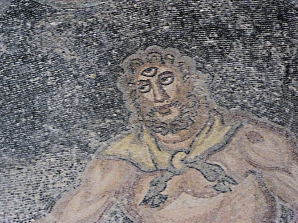 Mosaico en la Villla Romana del Casale, Pazza Armerina, Sicilia, Italia