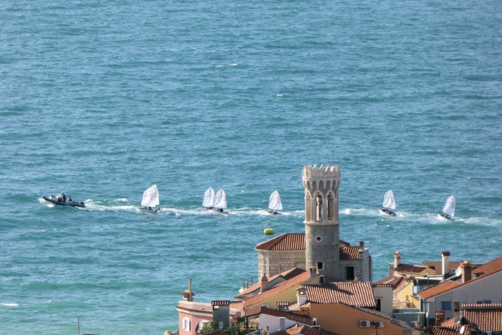 Escuela de vela en Piran, Eslovenia