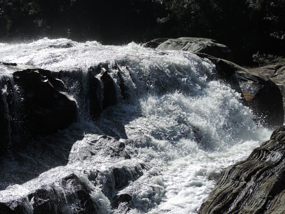 Salto Grande en el Sendero de la Pirapitinga, Parque Estadual da Serra do Mar, San Pablo, Brasil