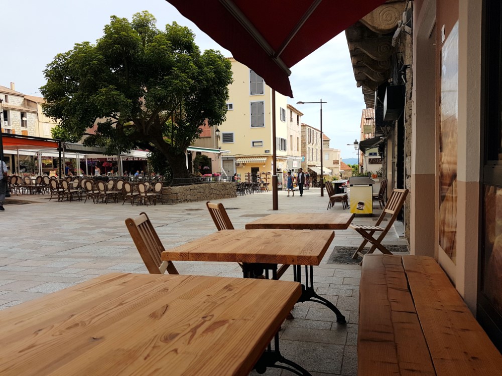 Centro histórico de Portovecchio, Córcega, Francia