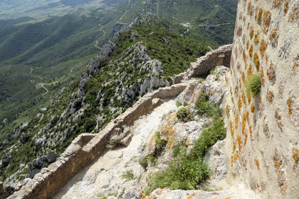 Castillo de Queribus, Cucugnan (Languedoc), Francia