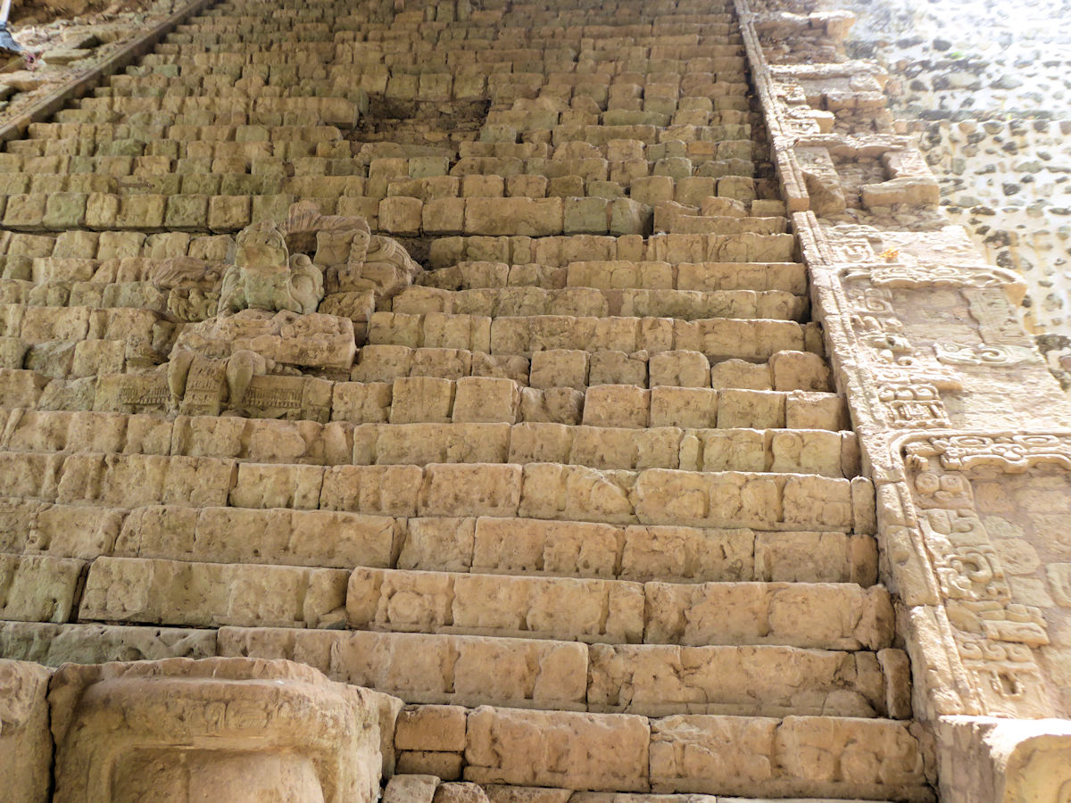 Escadaria hieroglífica, Sítio Arqueológico de Copán, Honduras