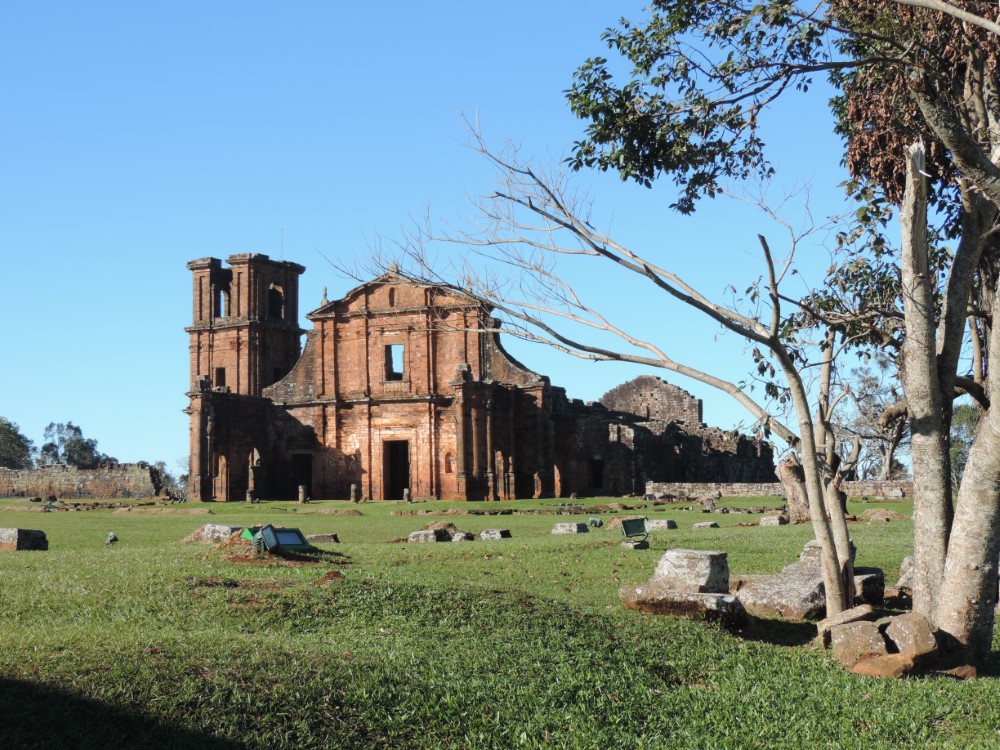 Ruinas jesuíticas de São Miguel das Missioes, estado de Rio Grande do Sul, Brasil