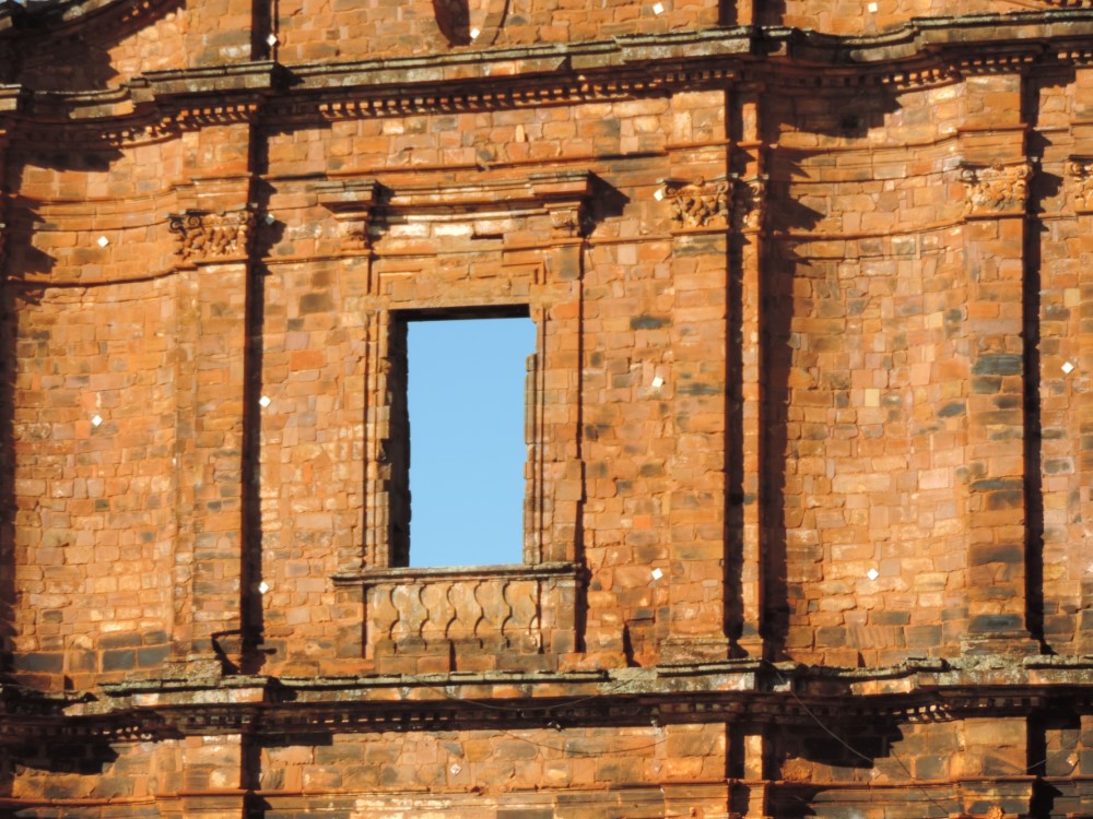 Ruinas jesuíticas de São Miguel das Missioes, estado de Rio Grande do Sul, Brasil